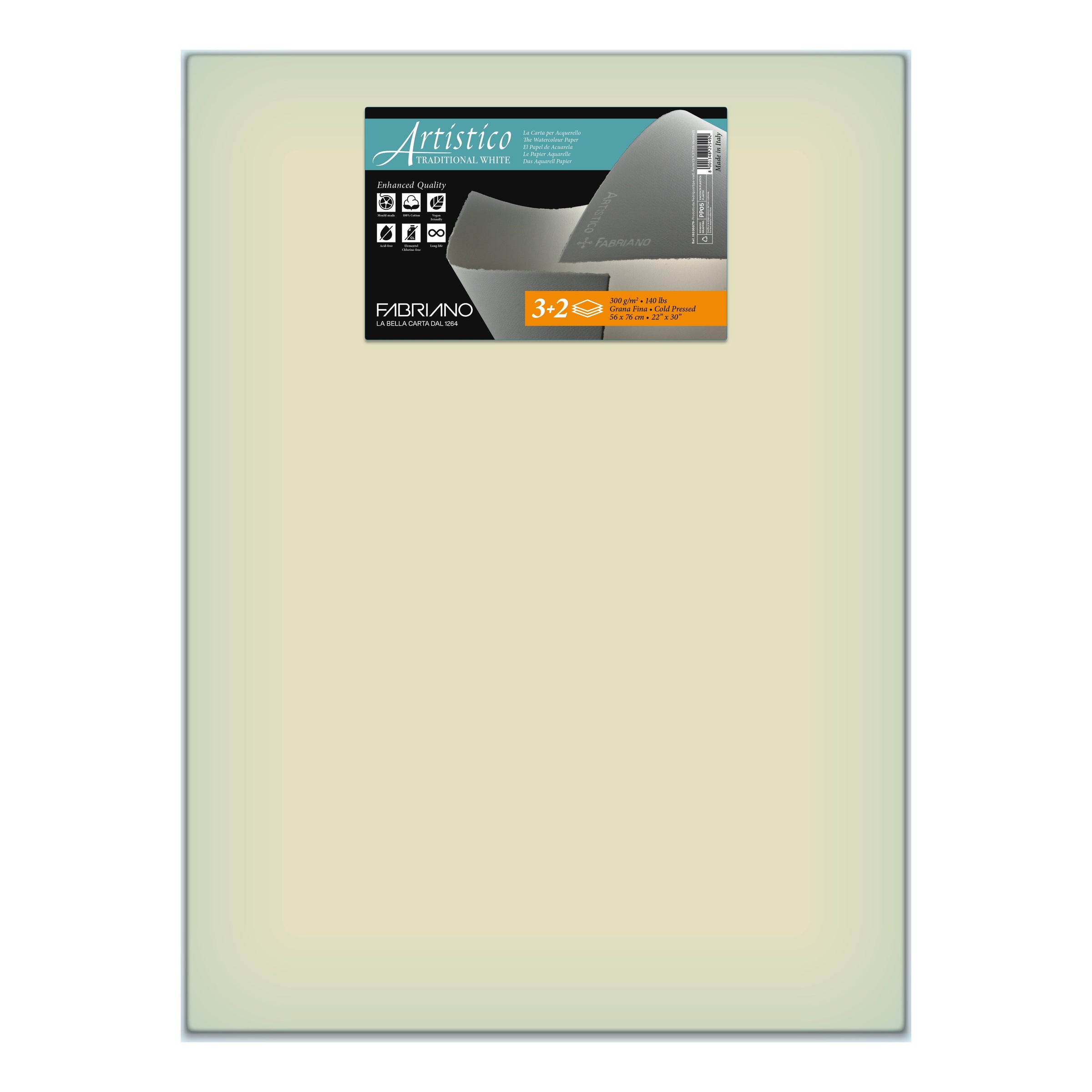 Fabriano Artistico Enhanced Watercolour Paper 3+2 Bonus Packs