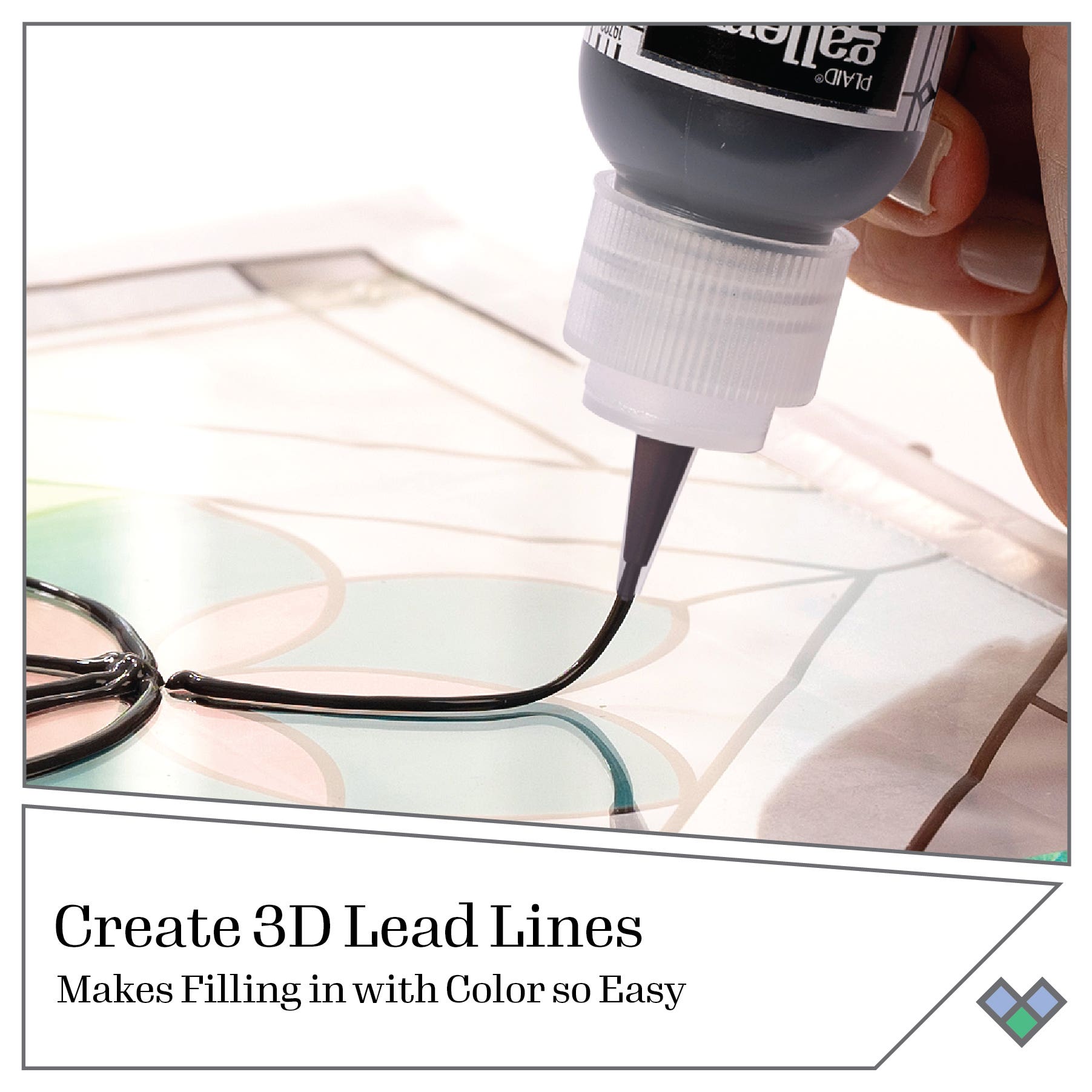 Plaid Gallery Glass Liquid Leading Paints