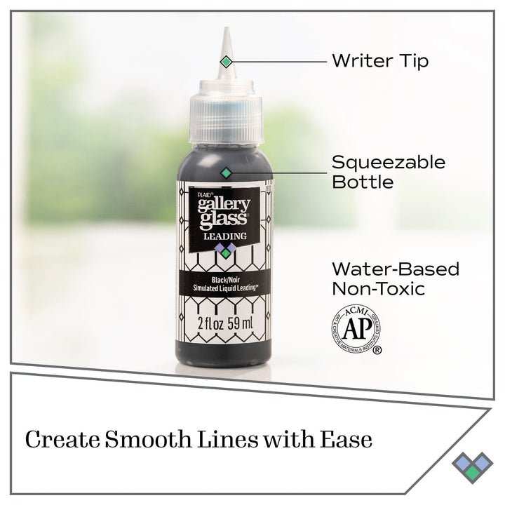 Plaid Gallery Glass Liquid Leading Paints