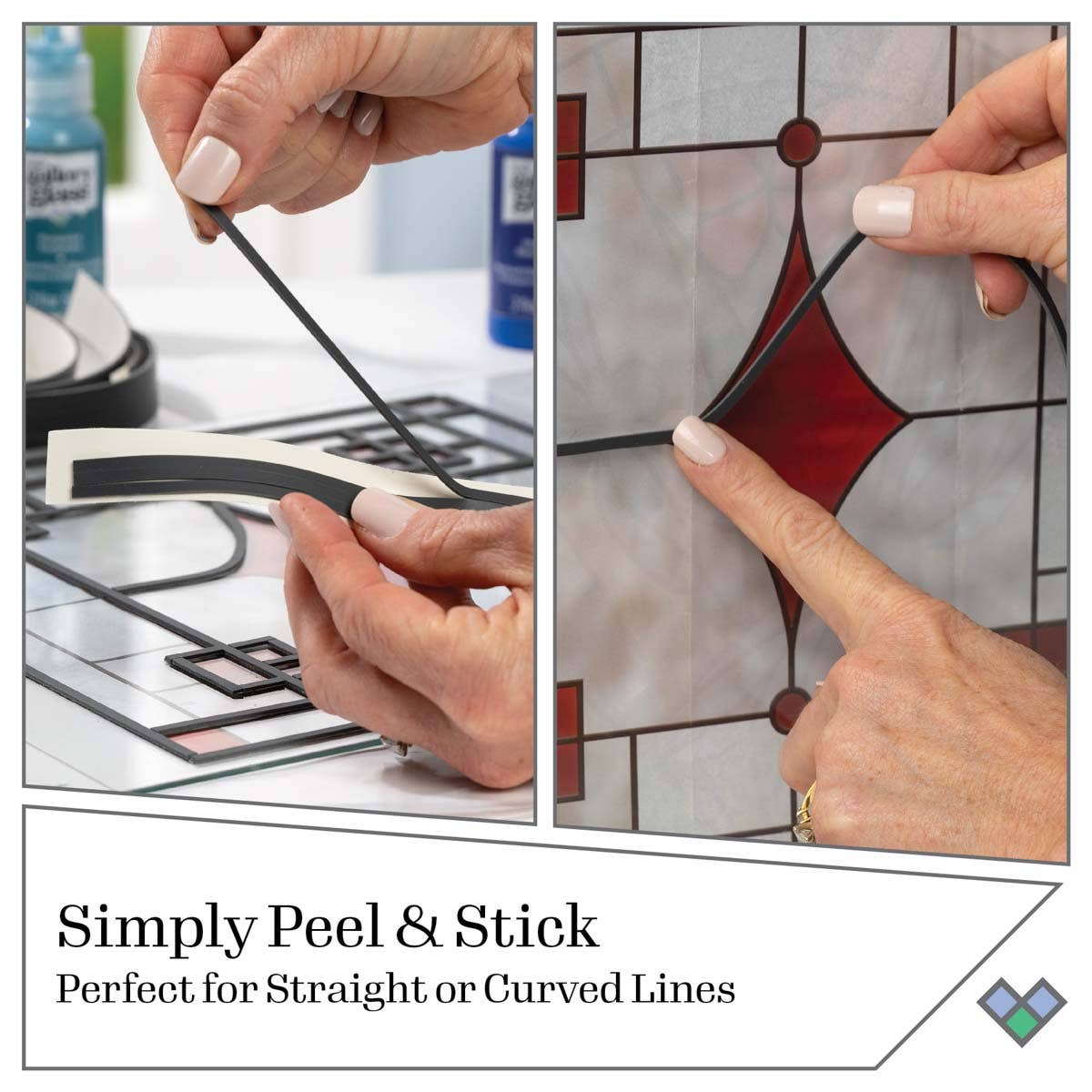 Plaid Gallery Glass Instant Lead Roll