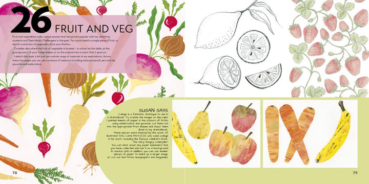 Sketchbook Challenge Book: 100 Prompts for Everyday Drawing