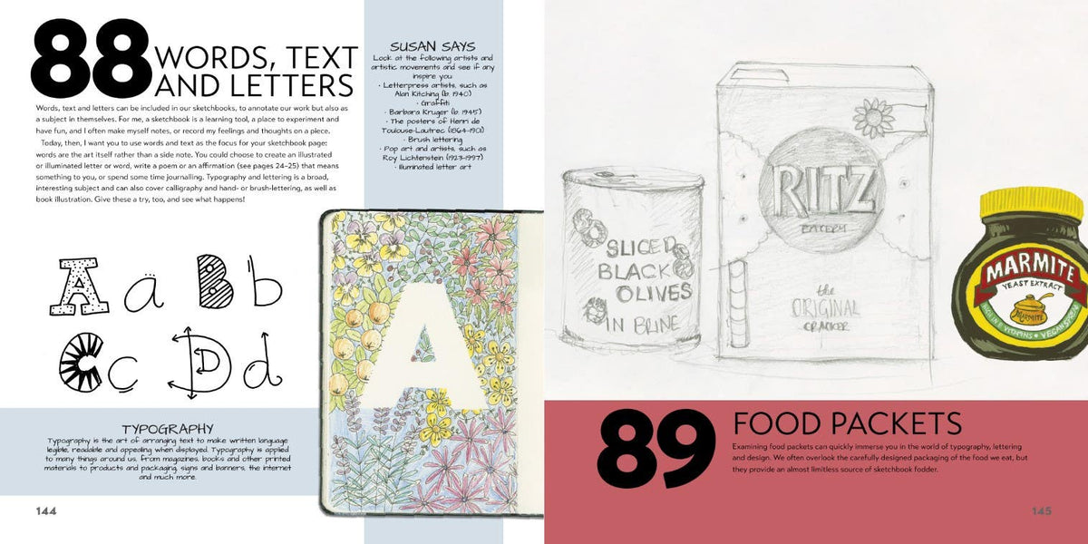 Sketchbook Challenge Book: 100 Prompts for Everyday Drawing
