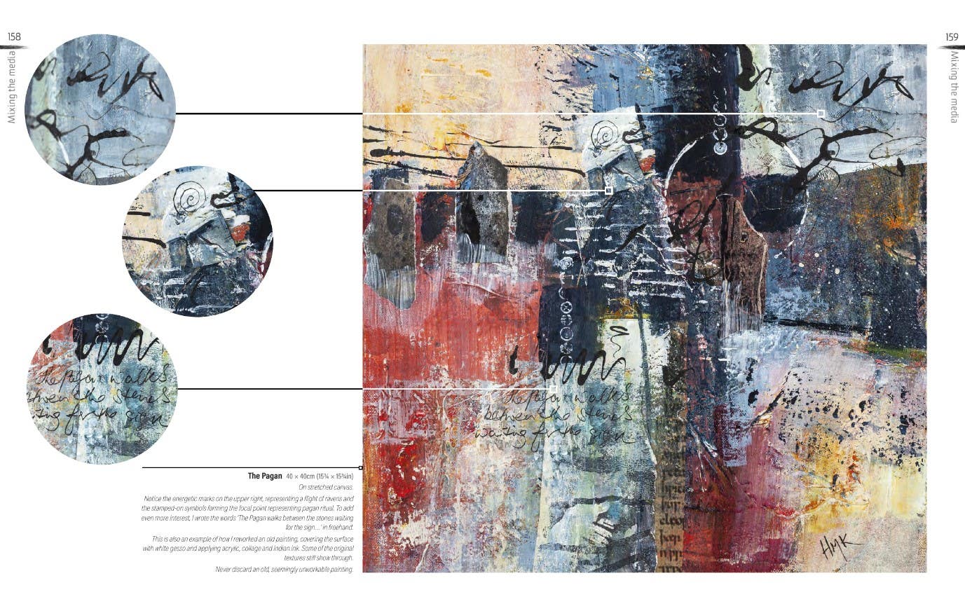 Innovative Artist Abstract and Mixed Media Book
