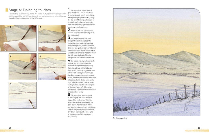 Watercolour Landscapes for the Absolute Beginner Book