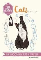 10 Step Drawing Cats Book