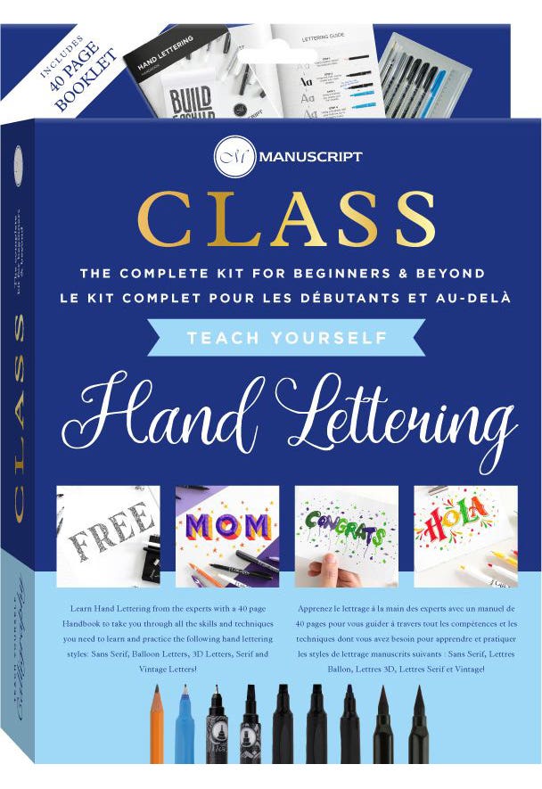 Manuscript Class Teach Yourself Lettering Kit