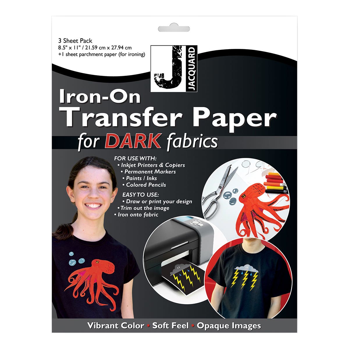 Jacquard Iron On Transfer Paper For Dark Fabrics