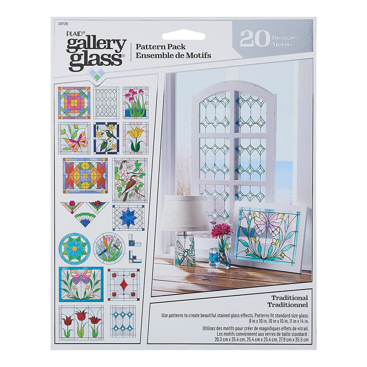 Plaid Gallery Glass Pattern Packs