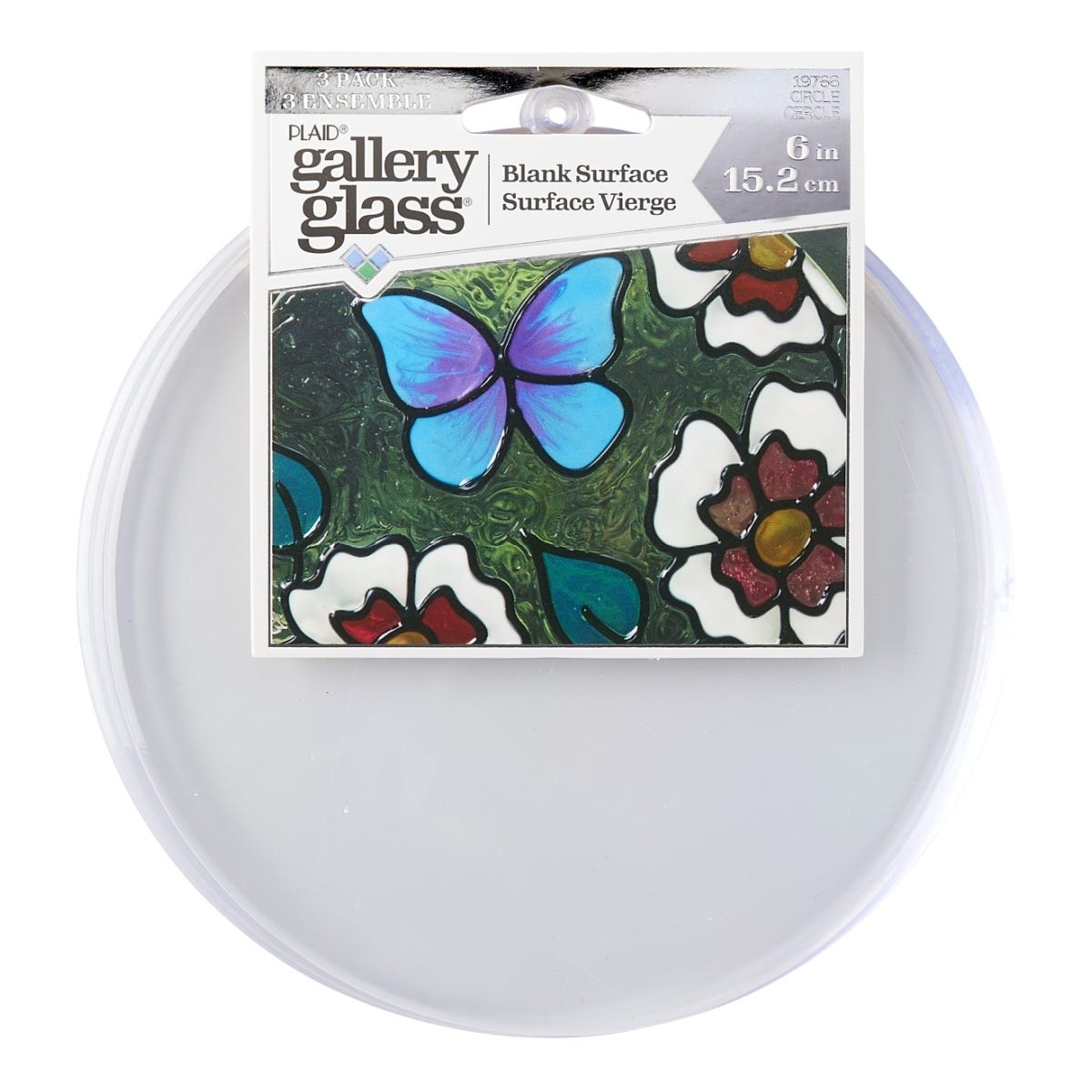 Plaid Gallery Glass Surface