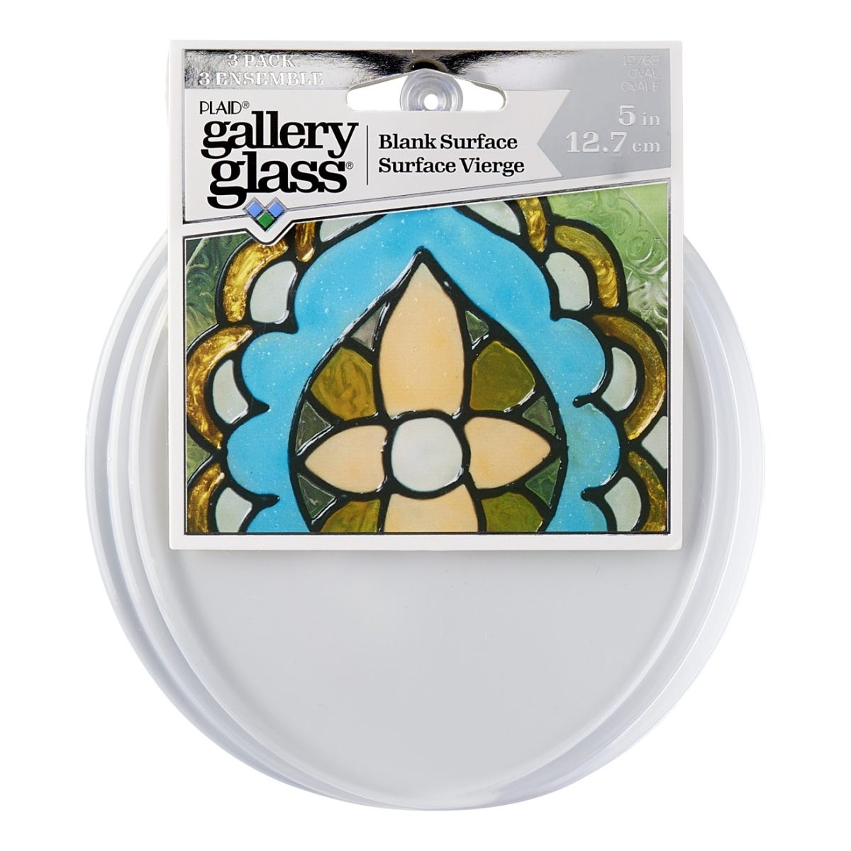 Plaid Gallery Glass Surface