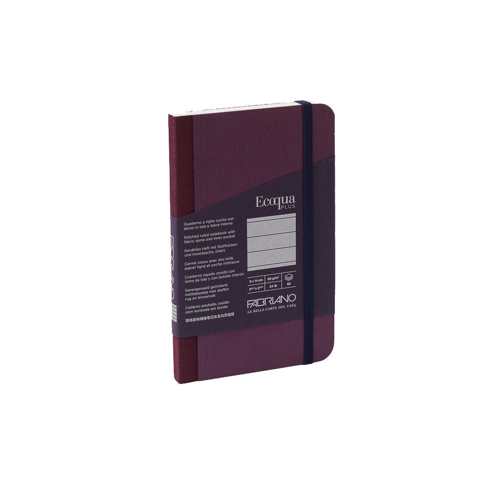 Fabriano Ecoqua Plus Fabric Bound Lined Notebooks