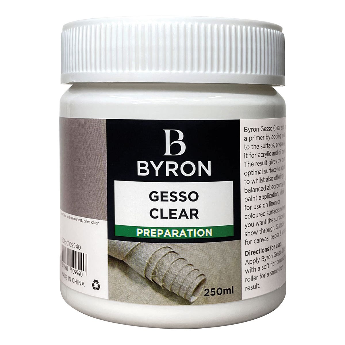 Byron Clear Gesso 250ml