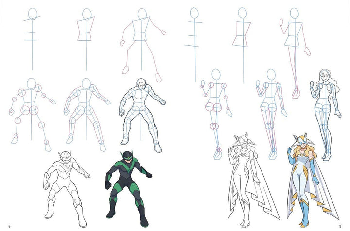 How To Draw Manga Heroes In Simple Steps Book