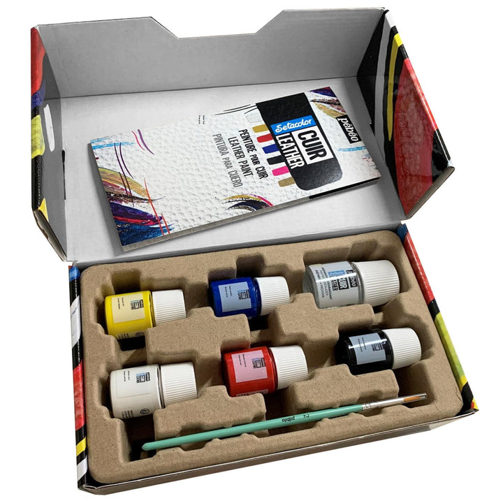 Pebeo Setacolor Leather Paint Starter Kit