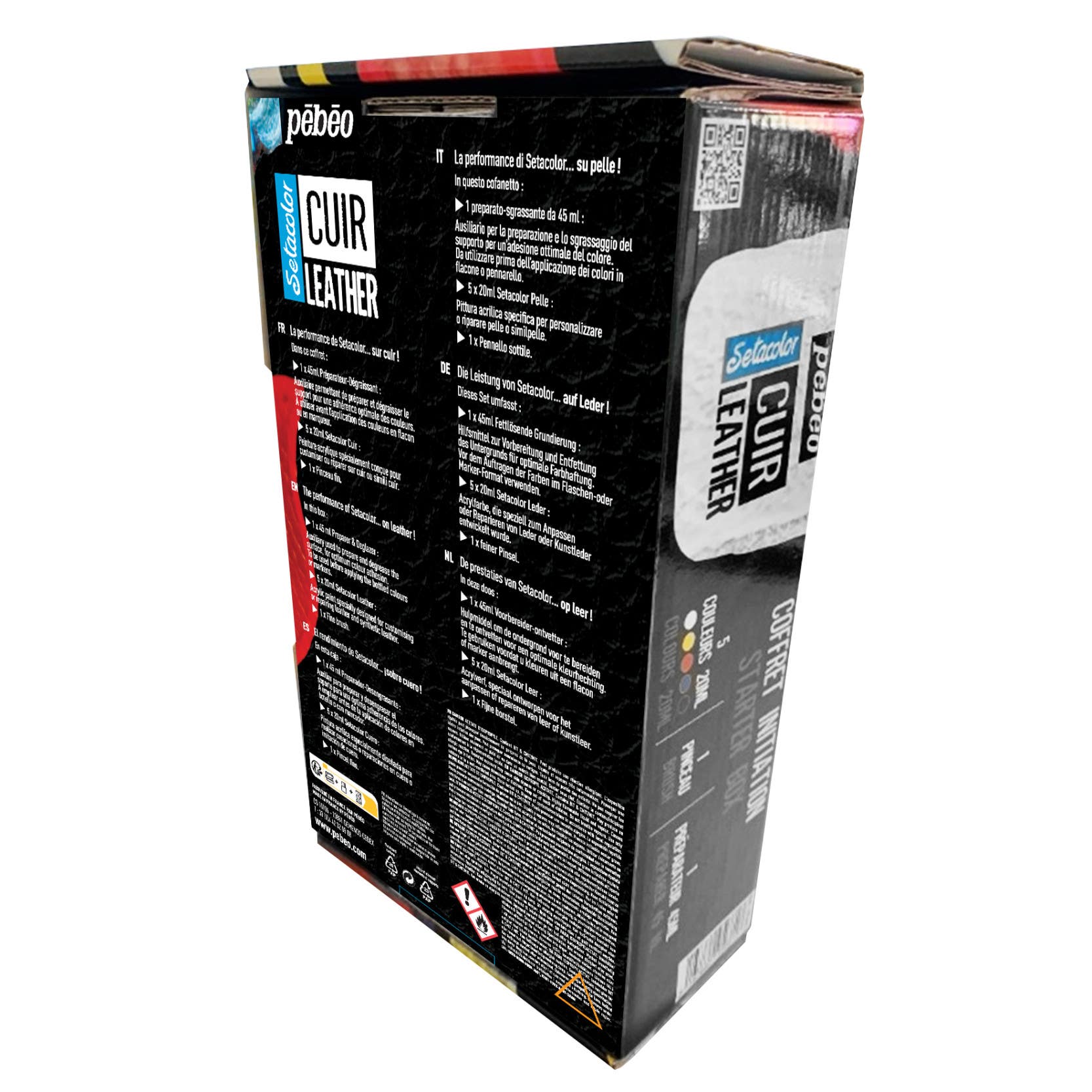 Pebeo Setacolor Leather Paint Starter Kit