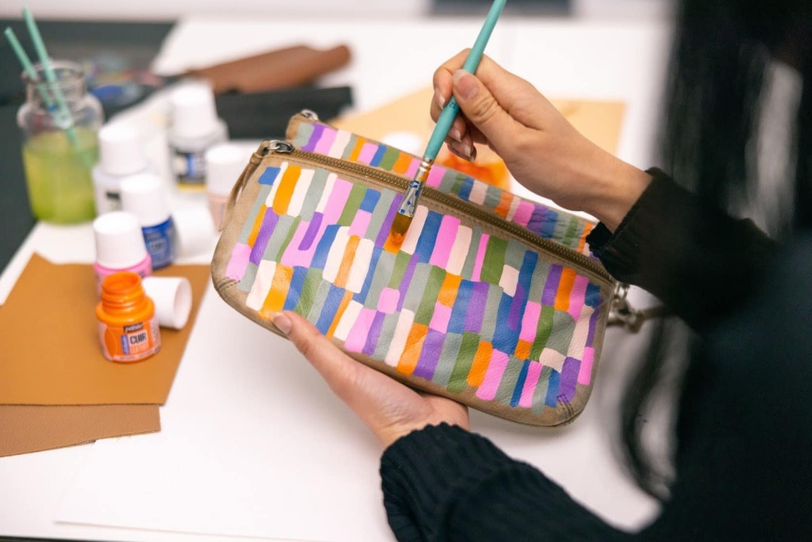 Pebeo Setacolor Leather Paint Selection Box