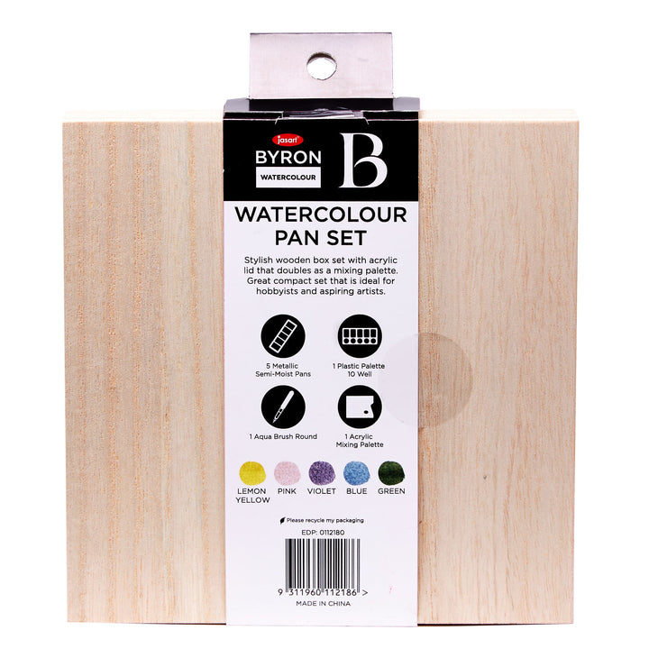 Byron Watercolour Wooden Gift Box Set 9
