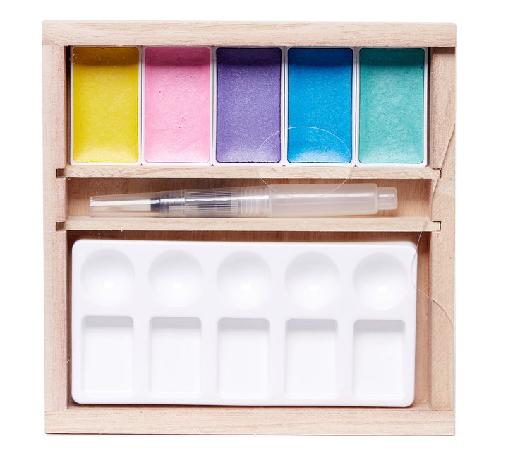 Byron Watercolour Wooden Gift Box Set 9