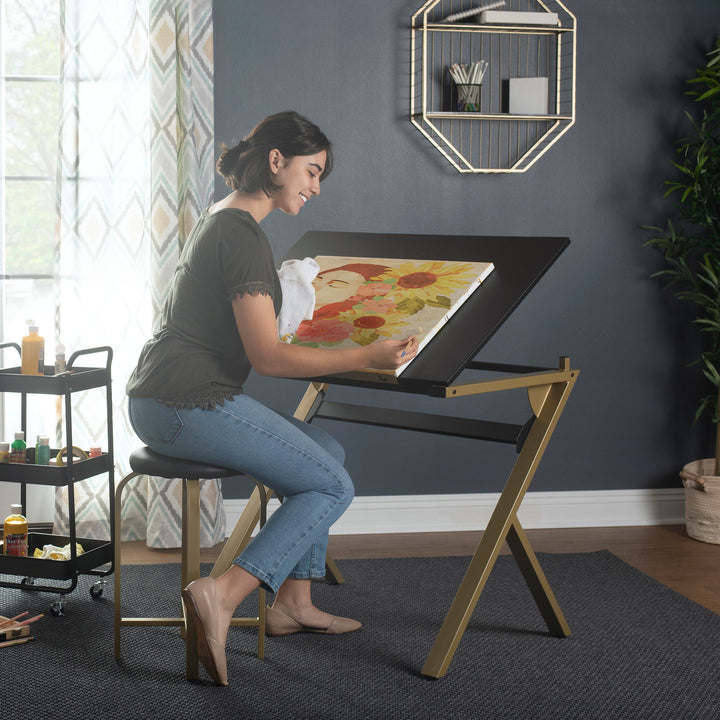 Artfusion Stellar Drawing Table With Stool
