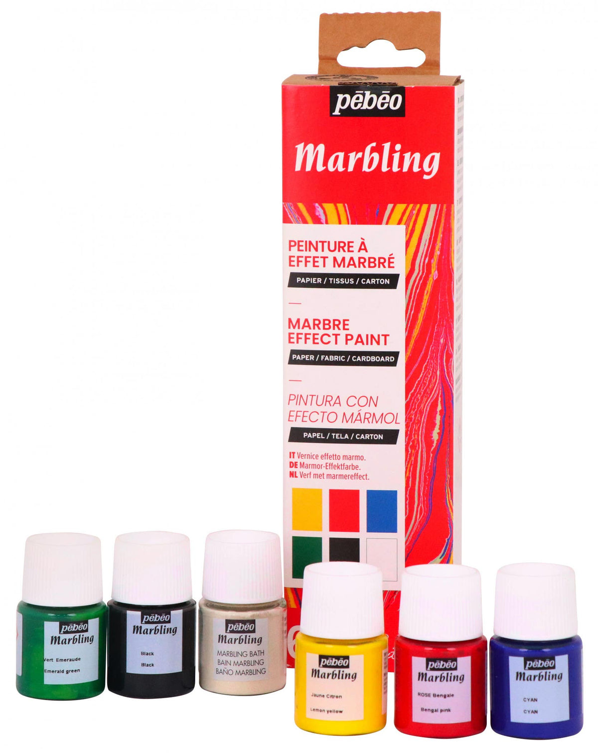 Pebeo Marbling Effect Paint Set