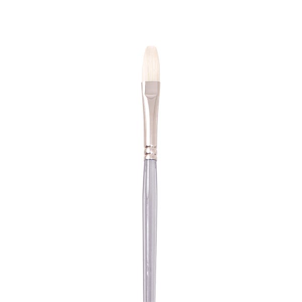 Jasart Interlocking Filbert Hog Bristle Brushes
