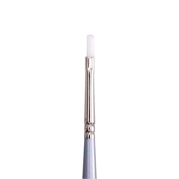 Jasart White Taklon Short Flat Brushes