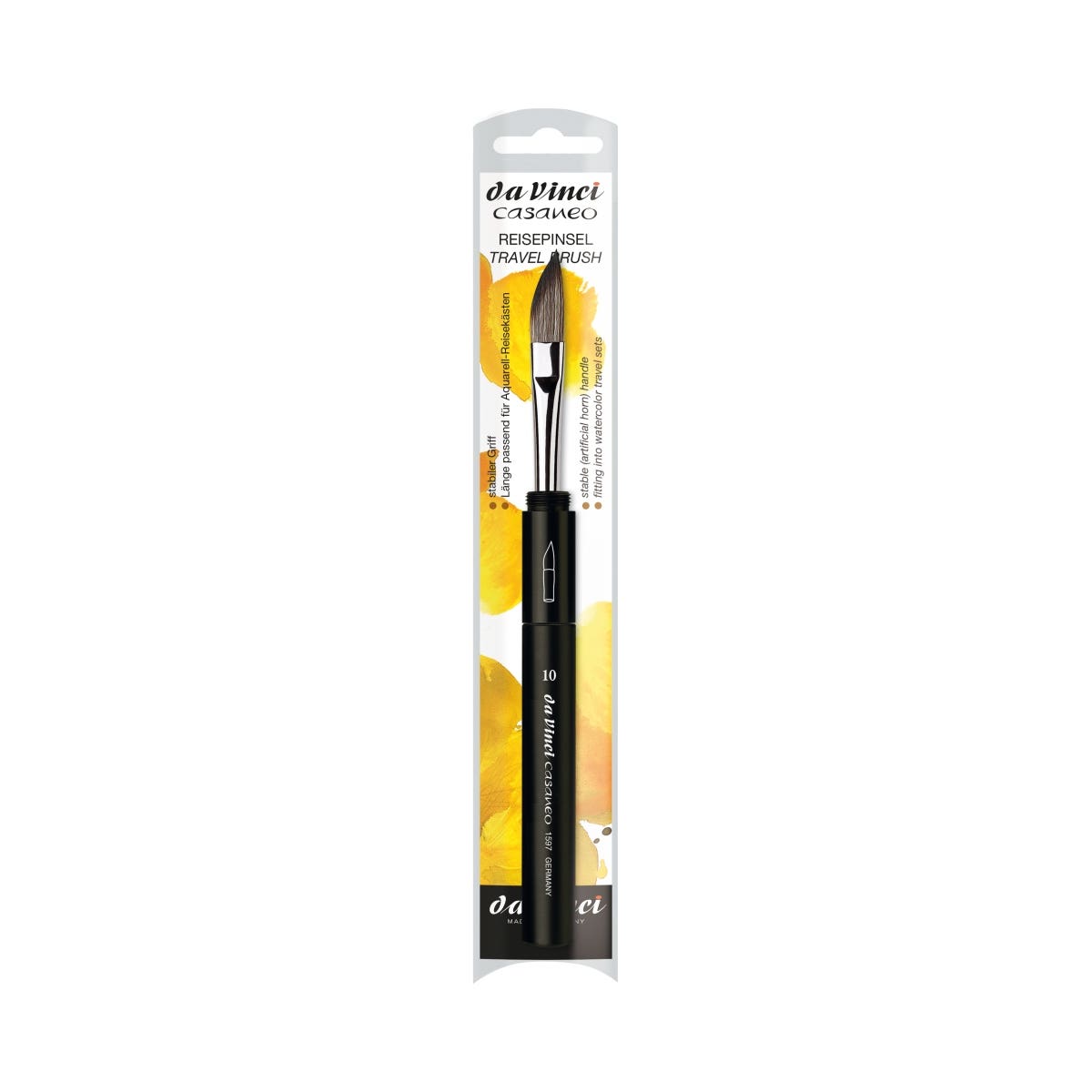 Da Vinci Casaneo 1597 Travel Pocket Synthetic Angle Brush