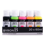 Byron Matte Acrylic Paint Classic Set 20