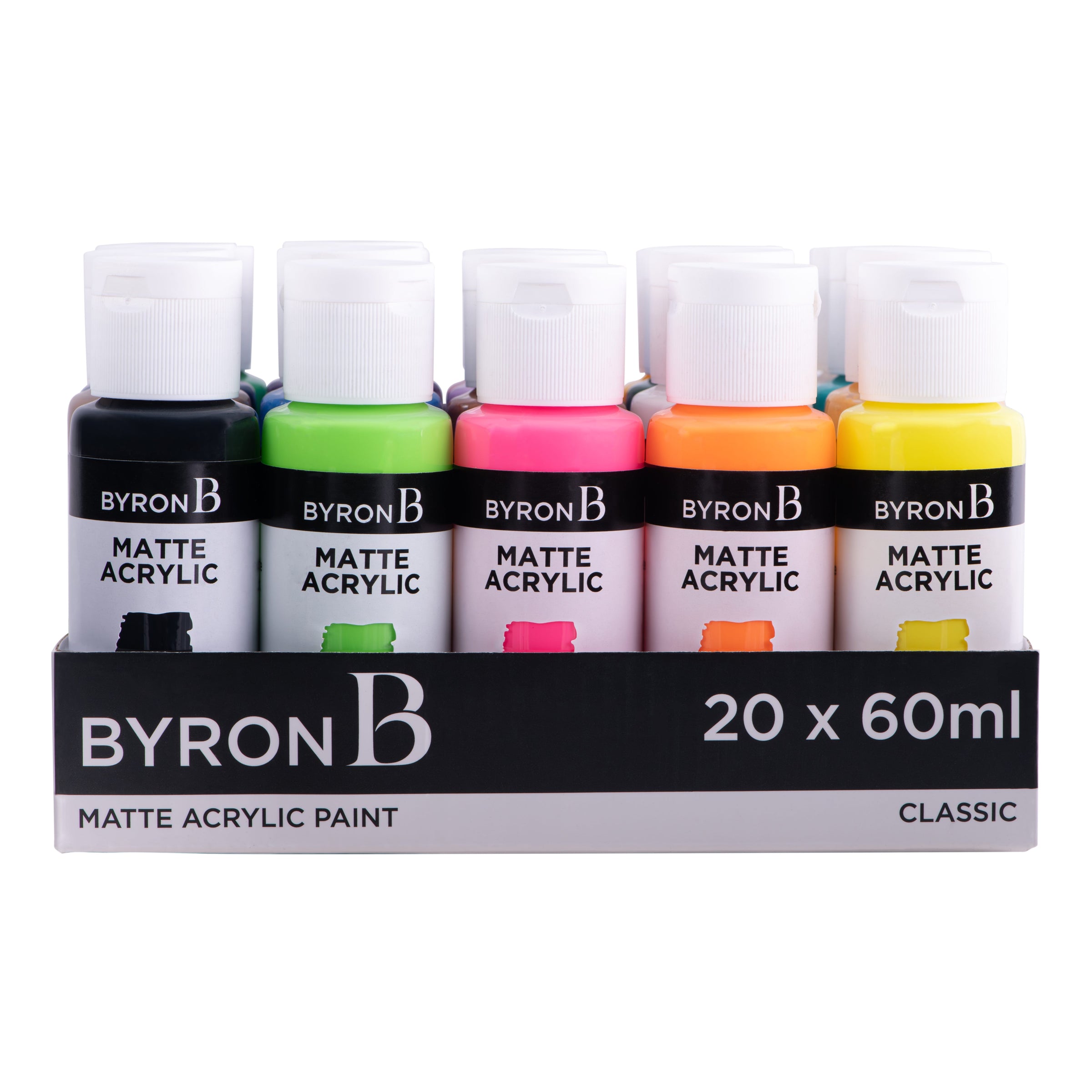 Byron Matte Acrylic Paint Classic Set 20