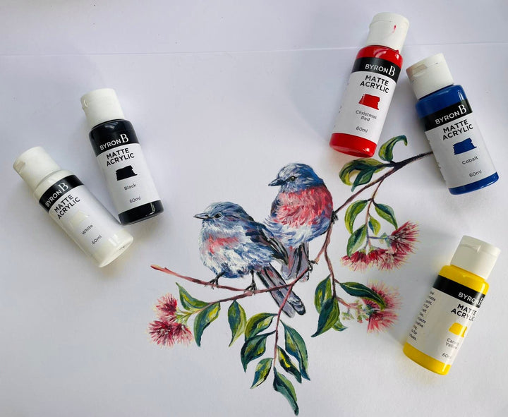Byron Matte Acrylic Paint Classic Set 5