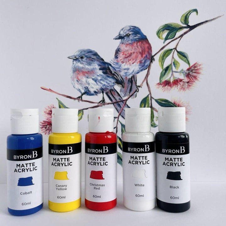 Byron Matte Acrylic Paint Classic Set 5