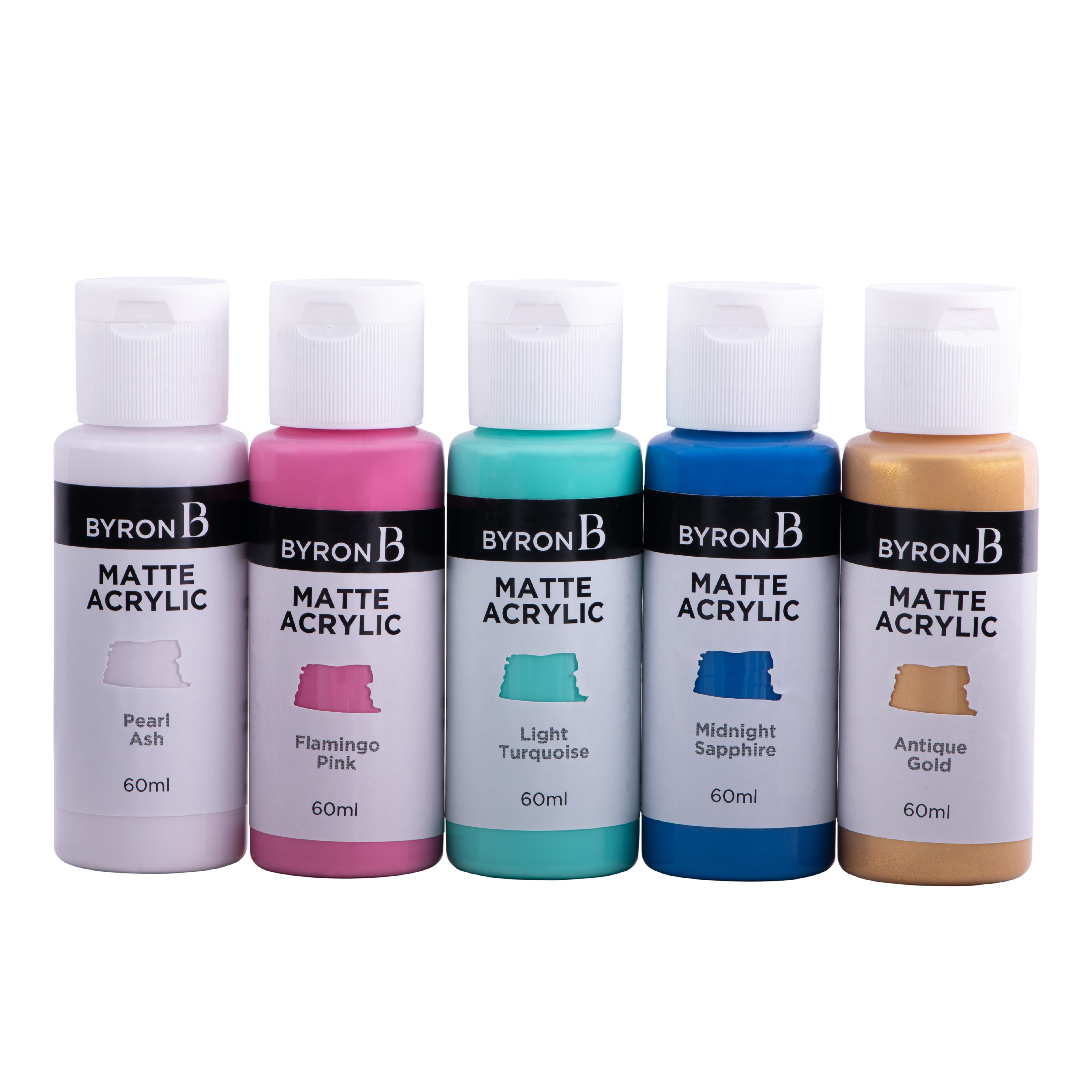 Byron Matte Acrylic Paint Antique Set 5