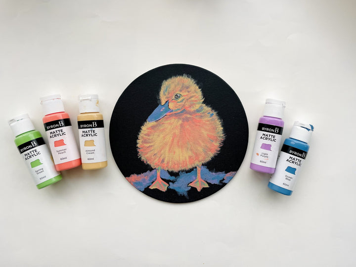 Byron Matte Acrylic Paint Pastel Set 5
