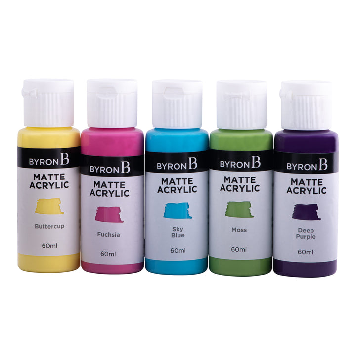 Byron Matte Acrylic Paint Bloom Set 5