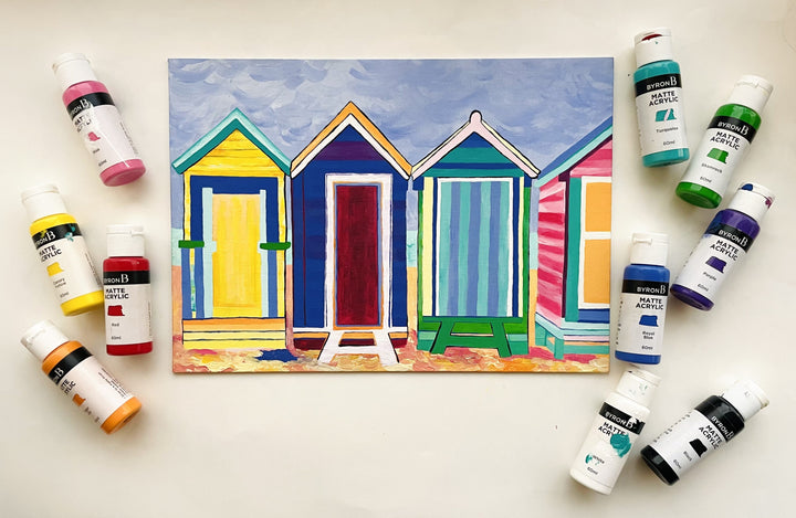 Byron Matte Acrylic Paint Classic Set 10