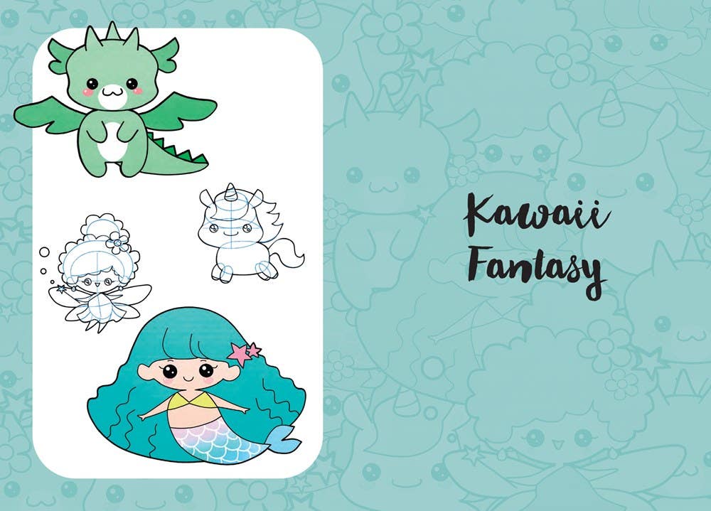 10 Step Drawing Kawaii Book