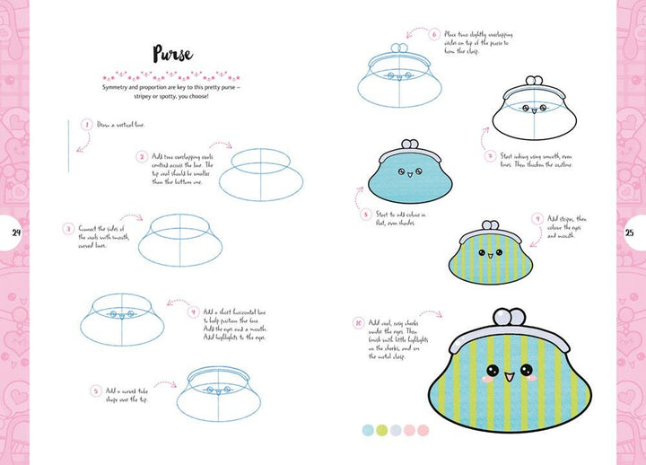 10 Step Drawing Kawaii Book