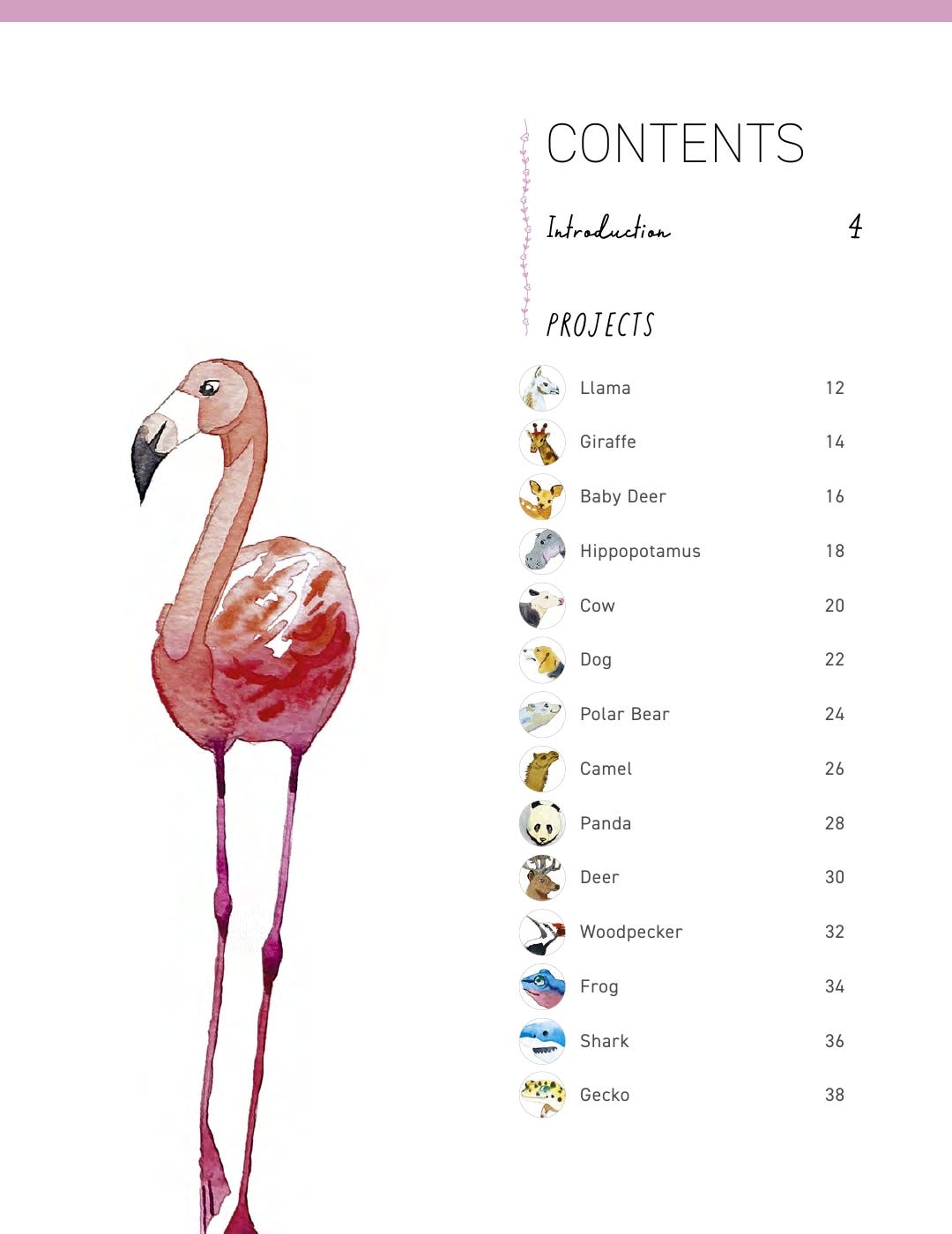 Paint 50 Watercolour Animals Book