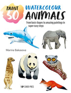 Paint 50 Watercolour Animals Book