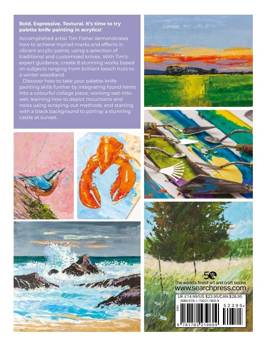 Palette Knife Painting In Acrylics Book