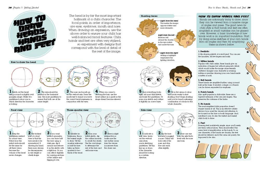 Super Cute Manga Chibis To Draw And Paint Book
