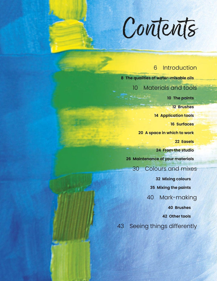Water-Mixable Oils Book