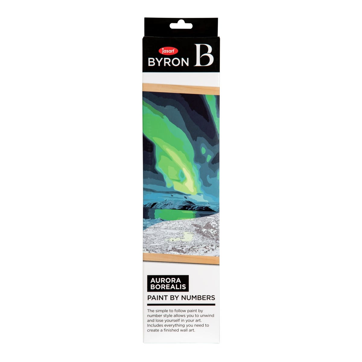 Jasart Paint by Numbers Aurora Borealis Kit