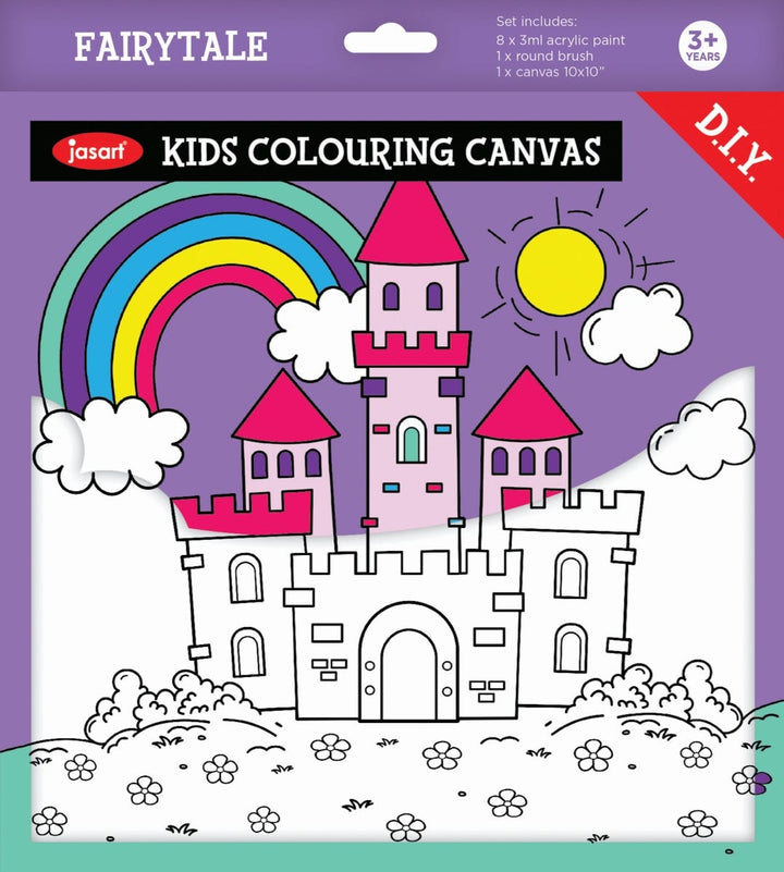 Jasart Kids Painting Canvas Set Castle