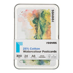 Reeves Watercolour Postcard Tin 24