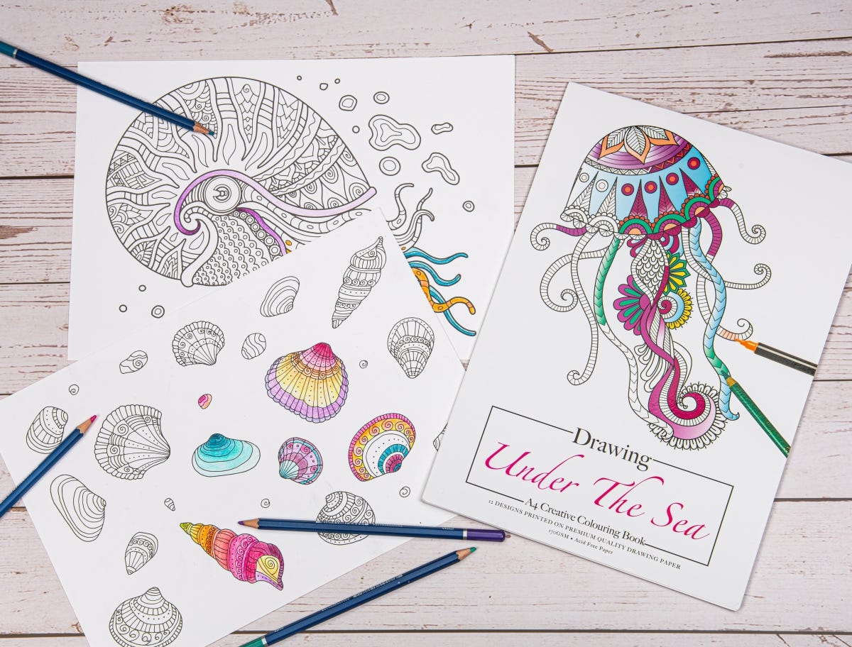 Jasart Colouring Book Under the Sea