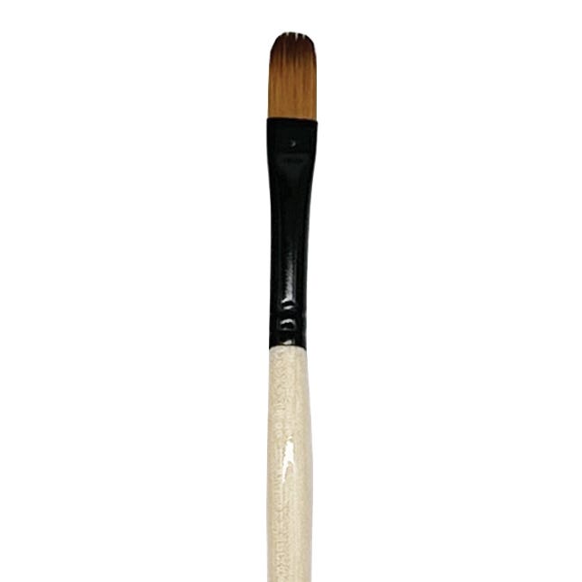 Dynasty Black Gold Synthetic Filbert Brushes
