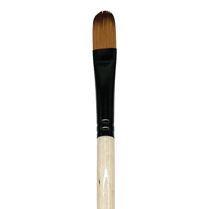 Dynasty Black Gold Synthetic Filbert Brushes