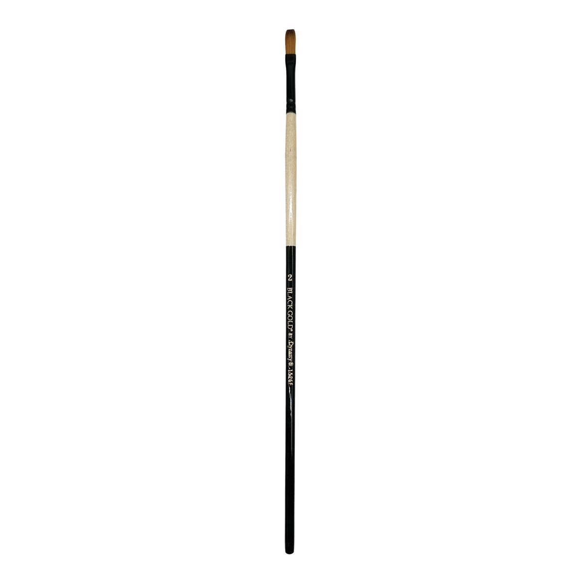 Dynasty Black Gold Synthetic Flat Brushes