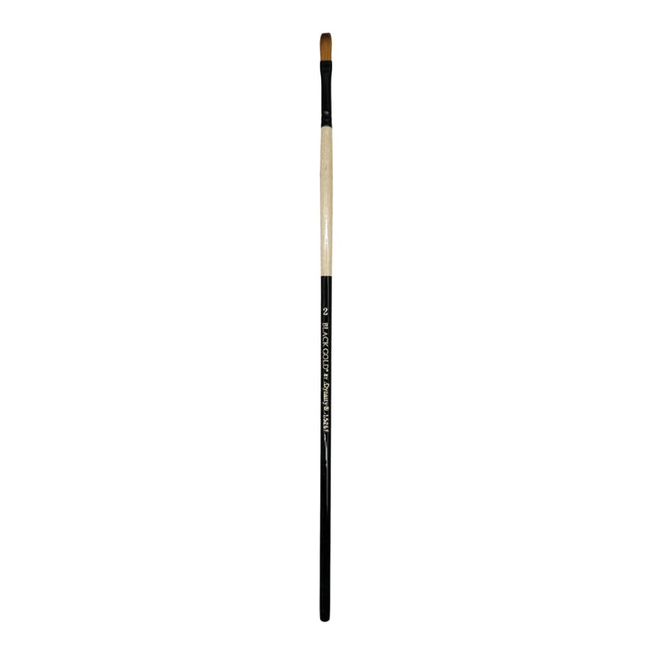 Dynasty Black Gold Synthetic Flat Brushes